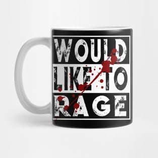 I Would Like To Rage Barbarian Warrior Class RPG Humor Gift Mug